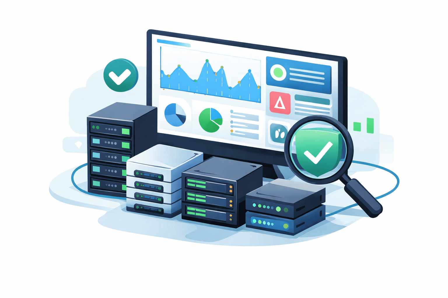 Illustration monitoring et supervision